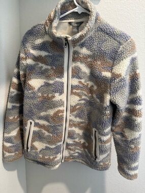Naturals Camo Sherpa Zip-Up Jacket